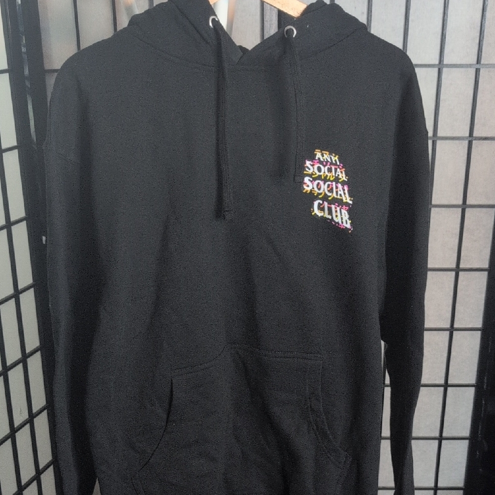 ASSC Anti Social Social Club Twisted Quickness Black Hoodie - Picture 1 of 3